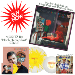 Nur bei uns: Poster + Mega pack! Moritz R® - "Nach Herzenslust" CD & LP & Single "Kinder des Lichts"
